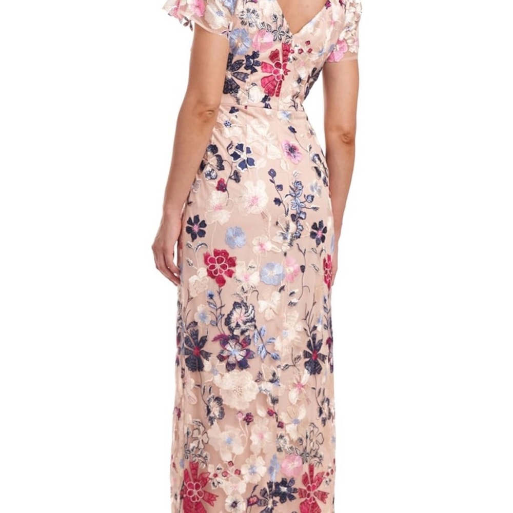 JS Collections Multicolor Floral Maxi Dress - Picture 3 of 7